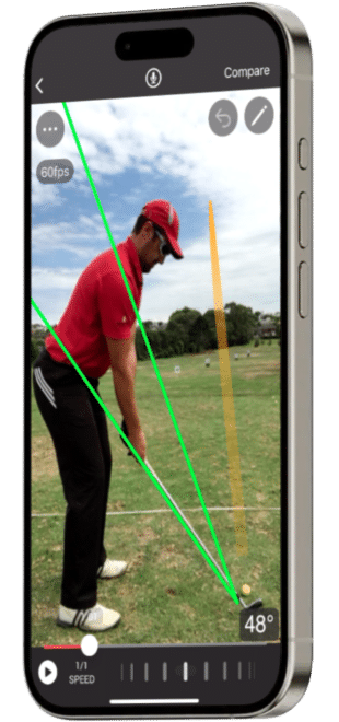 Swing analysis app on phone